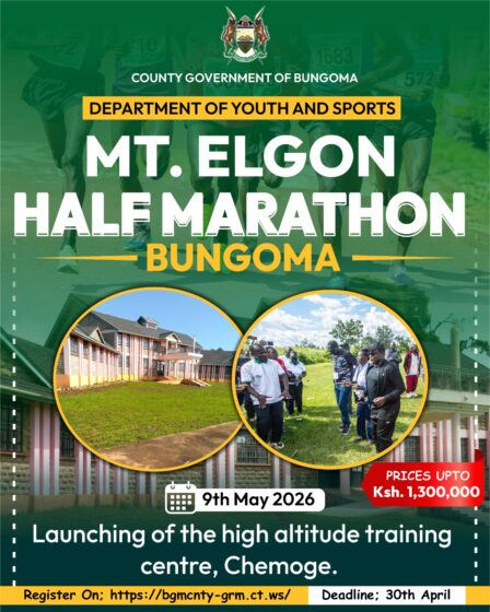 Launching of the high altitude training centre-Chemonge – 9th May, 2026